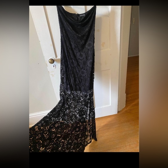 Black strapless dress size large - Picture 2 of 2